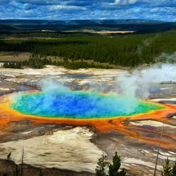 Grand Prismatic Pool at Yellowstone National Park