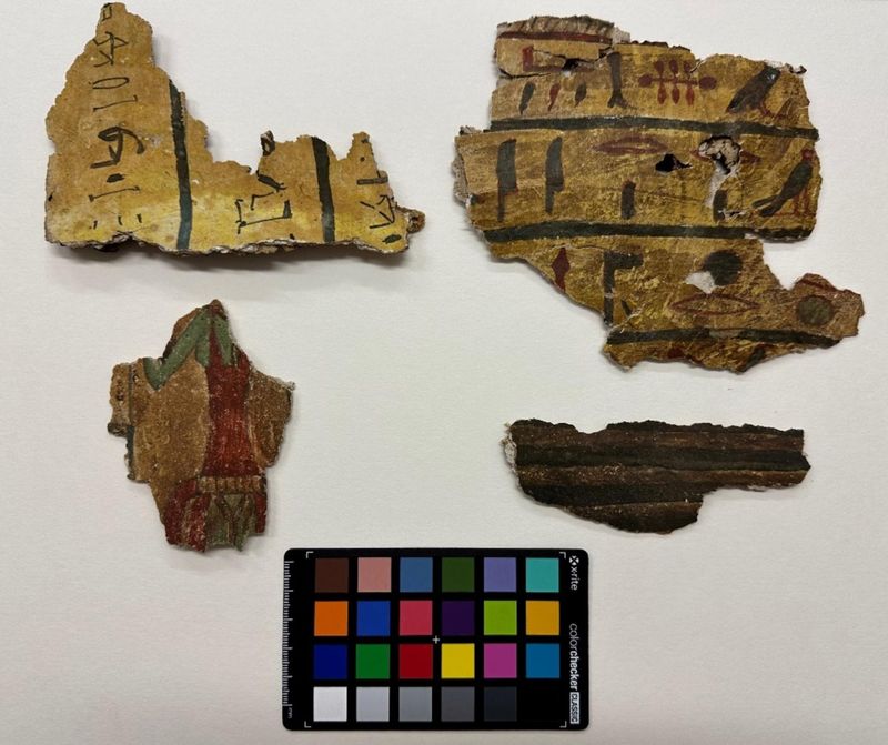 Four fragments of Pakepu's coffins