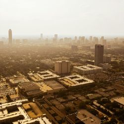 The city skyline of Houston, Texas, United States