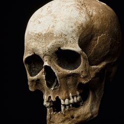 A human skull
