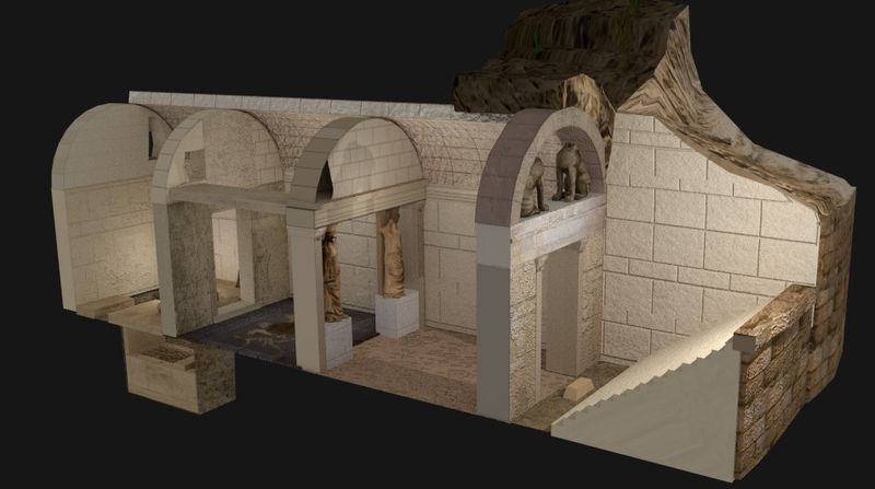 3D model of the Kasta tomb