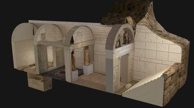 3D model of the Kasta tomb