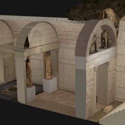 3D model of the Kasta tomb