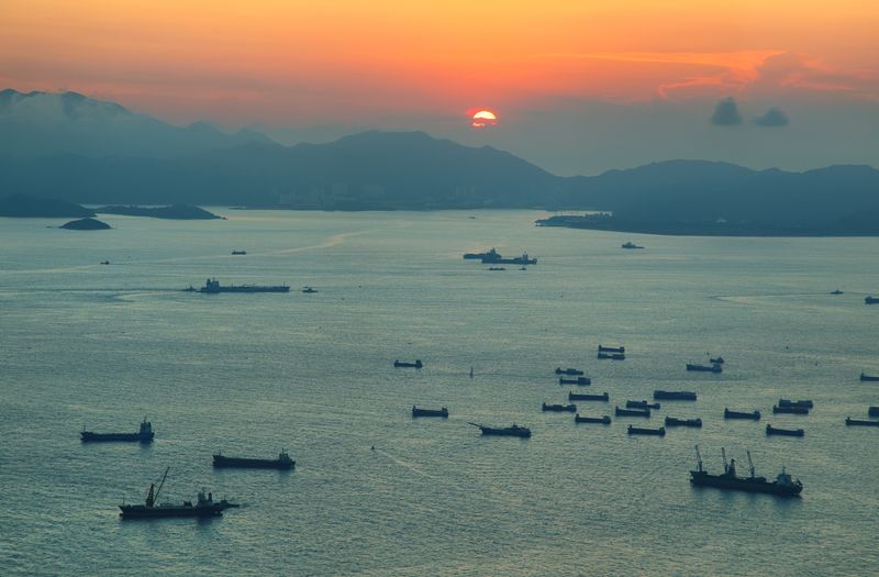 Sunsets over the South China Sea, a region of intense territorial disputes between China, Vietnam, the Philippines, Malaysia, and Brunei.   
