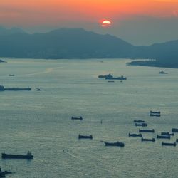Sunsets over the South China Sea, a region of intense territorial disputes between China, Vietnam, the Philippines, Malaysia, and Brunei.   