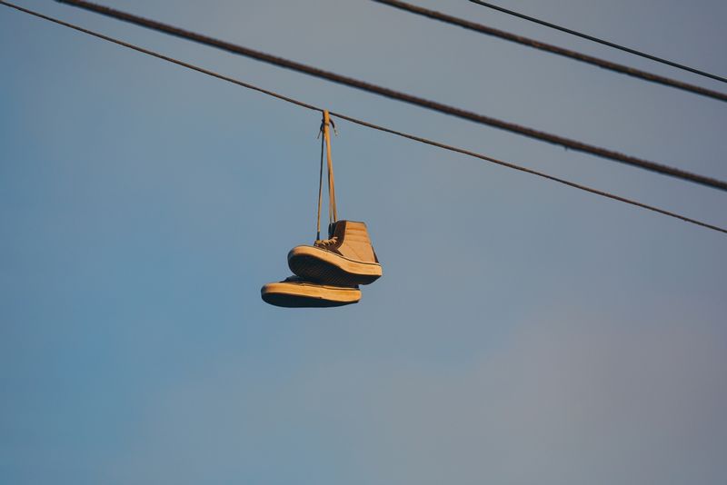Shoes on powerline