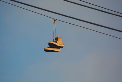 Shoes on powerline