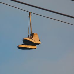 Shoes on powerline