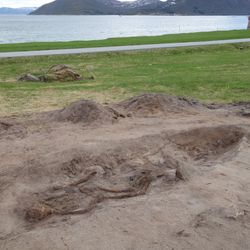 Viking woman buried in a boat in Norway