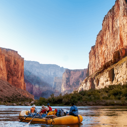 The Colorado River starts in the central Rocky Mountains of Colorado before flowing through the Grand Canyon. 