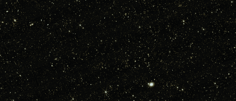 thousands of small dots of light are visible in this image