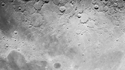 Mare Frigoris pictured by the Lunar Orbiter 4.
