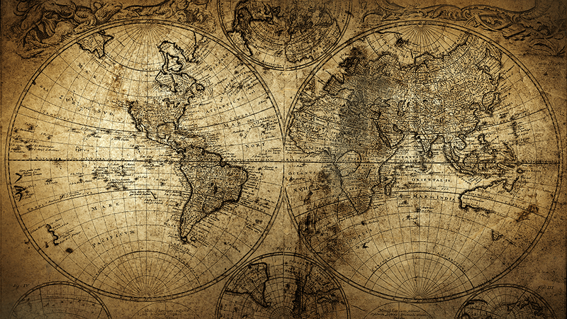 An old map.