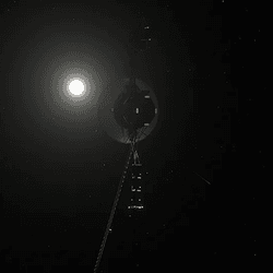 Voyager 1 in space.