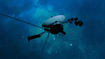 Voyager in space (artist concept).
